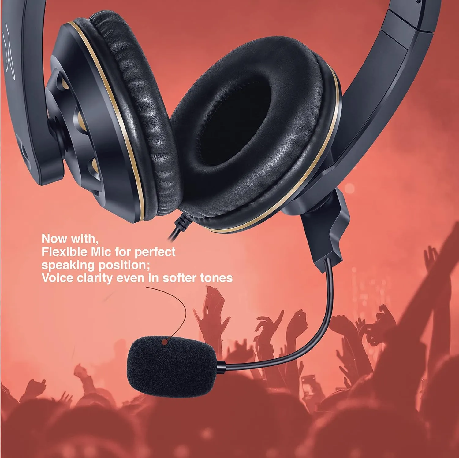 Fingers Wired Headphone USB-Tonic H9 With Mic view 4